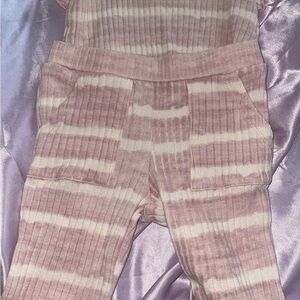 Jessica Simpson Pink Striped Kids Joggers